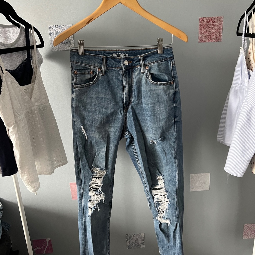 Wild fable ripped mom jeans